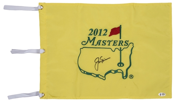 2012 Jack Nicklaus Autographed Masters Flag (Beckett)